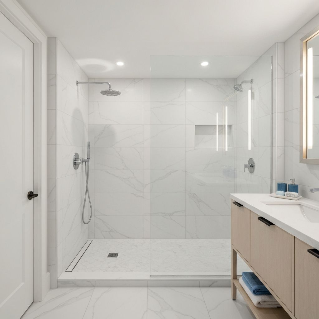 Renovation de salle de bains moderne